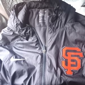 GIANTS STORM FIT JACKET(coat) SIZE MENS XL BLACK AUTHENTIC